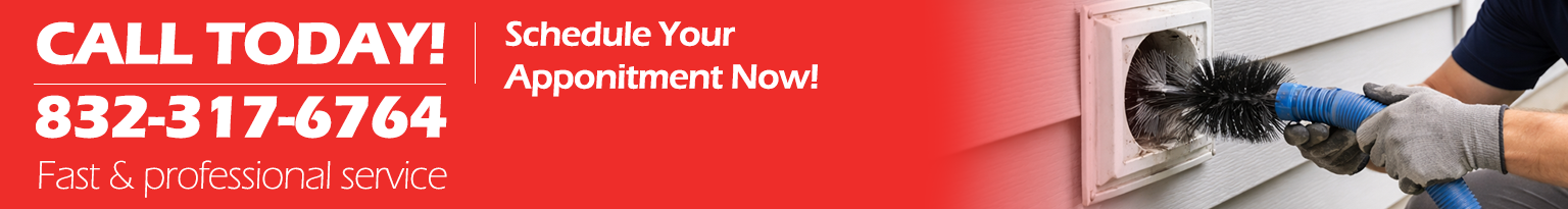 call Carpet Cleaner of Katy TX for professional dryer vent cleaning service